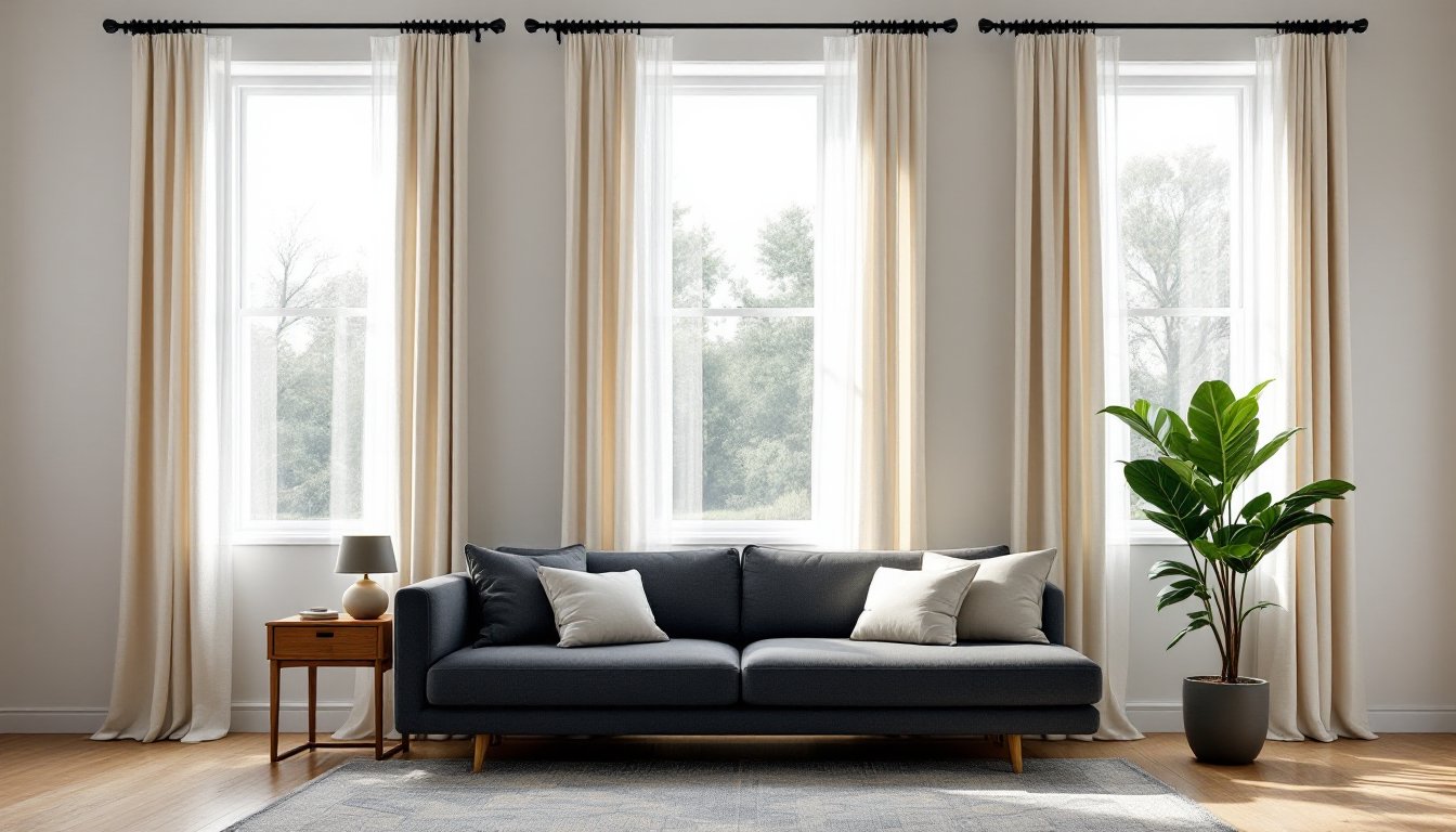 3 Window Living Room Curtain Ideas to Transform Your Space in 2026 ...